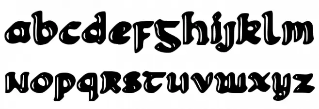 Celtico Schriftart Kleinbuchstaben
