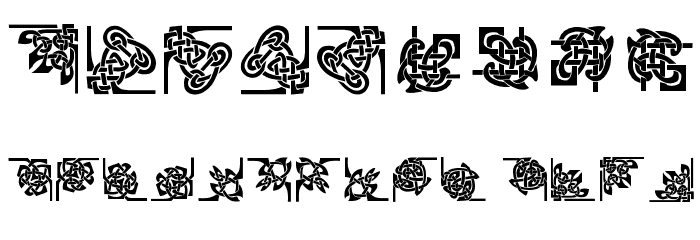 CeltishParts Font OTHER CHARS