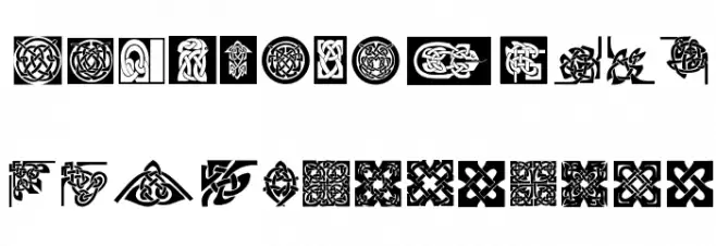 CeltishParts Polices MAJUSCULES
