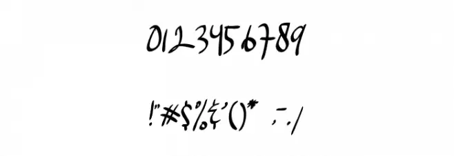 Cemaniey Font OTHER CHARS