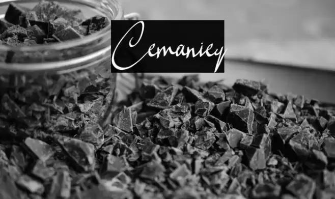 Cemaniey Font examples