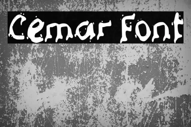 Cemar Font examples
