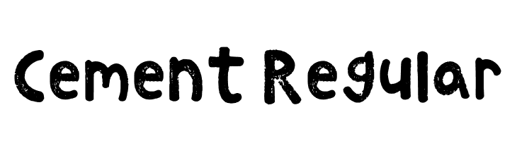 Cement Regular  Free Fonts Download