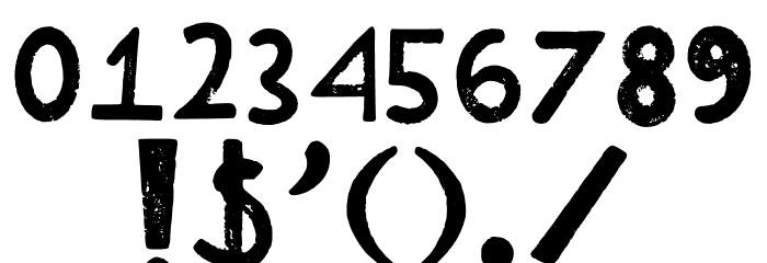 Cement Regular Font OTHER CHARS