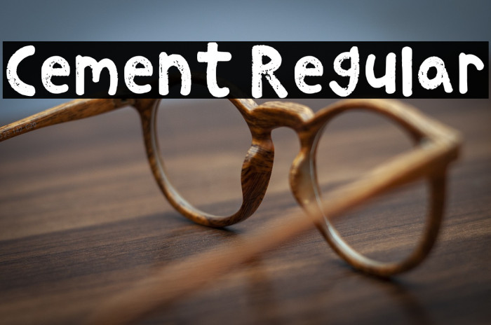 Cement Regular Example 1