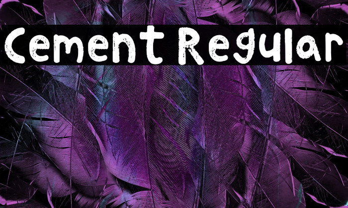 Cement Regular Example 2