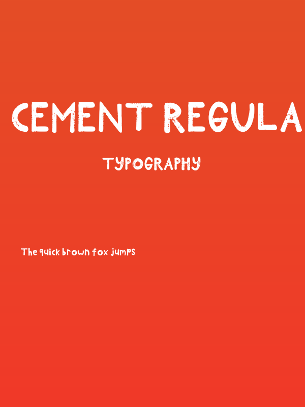 Cement Regular Poster