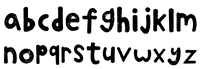 Cement Regular Font LOWERCASE