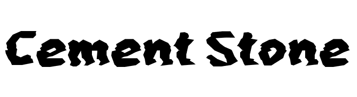 Cement Stone  font caratteri gratis