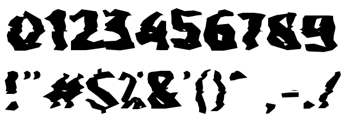 Cement Stone Font OTHER CHARS