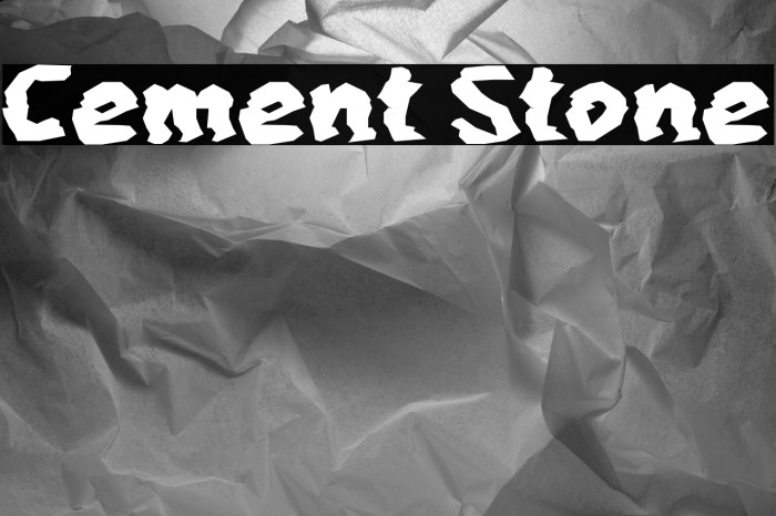 Cement Stone Example 2