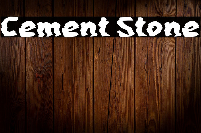 Cement Stone Example 3