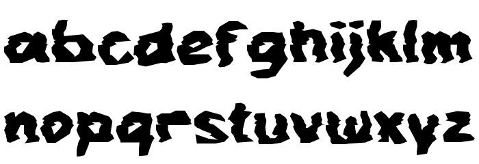 Cement Stone Font LOWERCASE