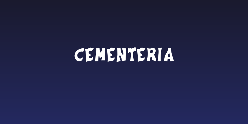Cementeria Social Header