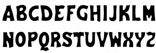 Cementeria خط أحرف صغيرة