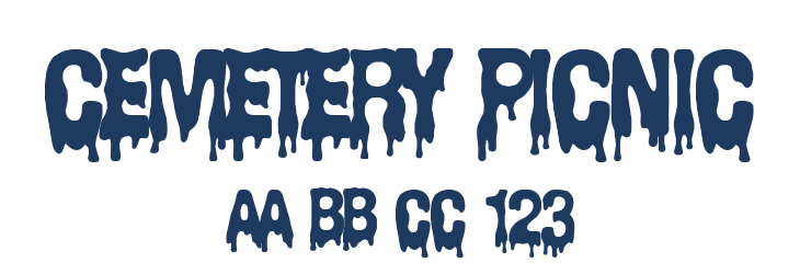 Cemetery Picnic Font Preview