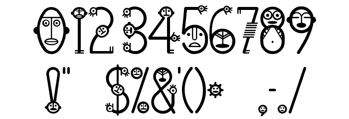Cemi-Taino Font OTHER CHARS
