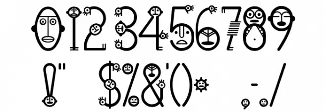 Cemi-Taino Font OTHER CHARS