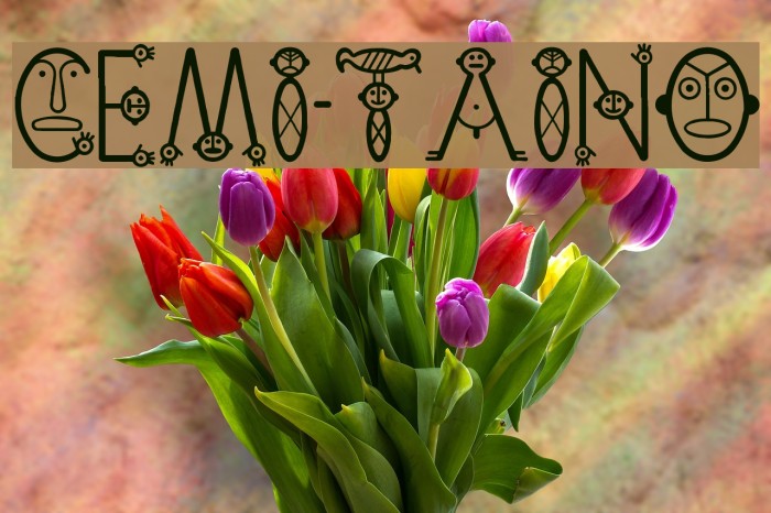 Cemi-Taino Font examples