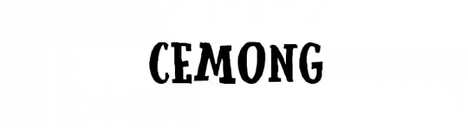 Cemong  नि: शुल्क फ़ॉन्ट्स डाउनलोड