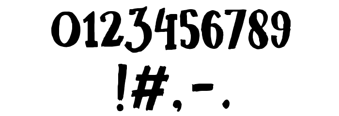 Cemong Font OTHER CHARS