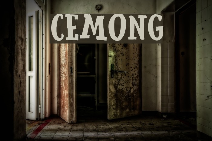 Cemong Font examples