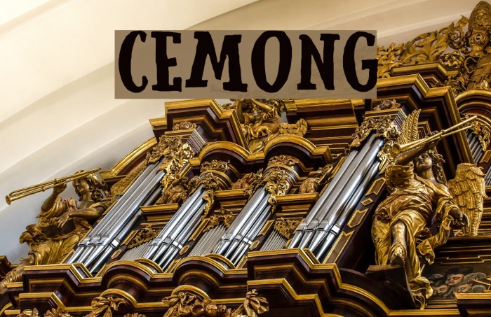 Cemong Font examples