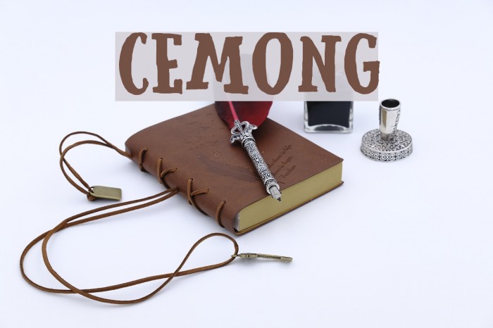 Cemong Font examples