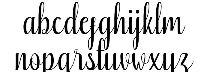 Cempalakuneng Free Font LOWERCASE