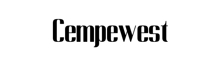 Cempe west  免费字体下载