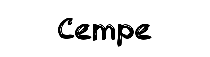 Cempe  font caratteri gratis