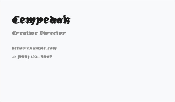 Cempedak Business Card