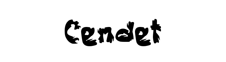 Cendet  Frei Schriftart Herunterladen