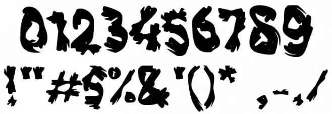 Cendet Font OTHER CHARS