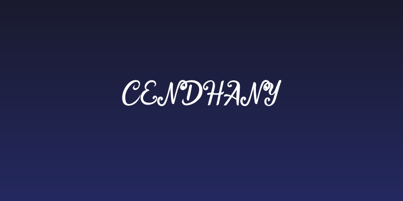 Cendhany Social Header