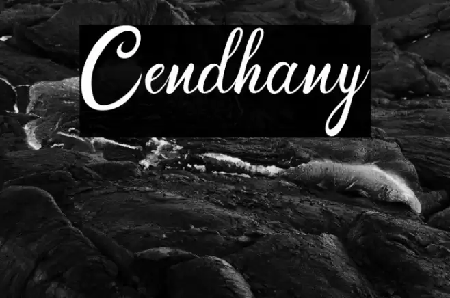 Cendhany Font examples