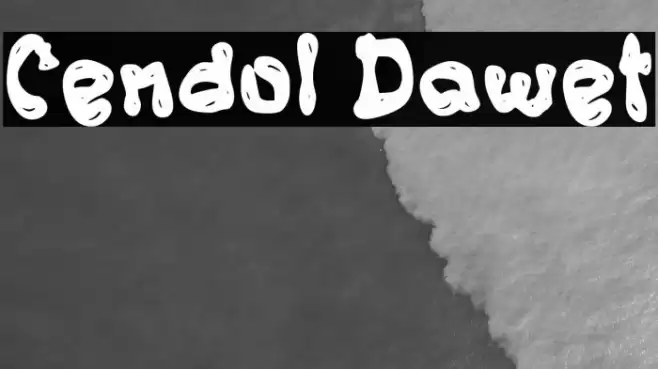 Cendol Dawet Font examples