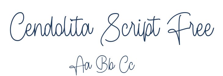Cendolita Script Free Font Preview