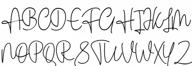 Cendolita Script Free Caratteri ALTRI CARATTERI