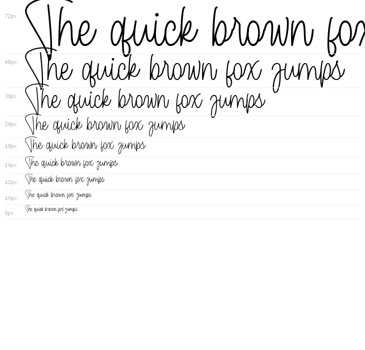 Cendolita Script Free Waterfall