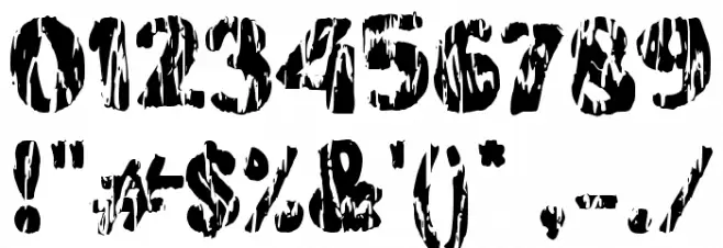 Cengkar Font OTHER CHARS