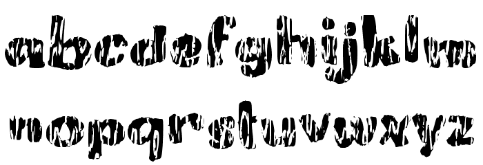 Cengkar Font LOWERCASE