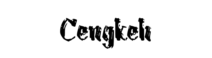 Cengkeh  フリーフォントのダウンロード
