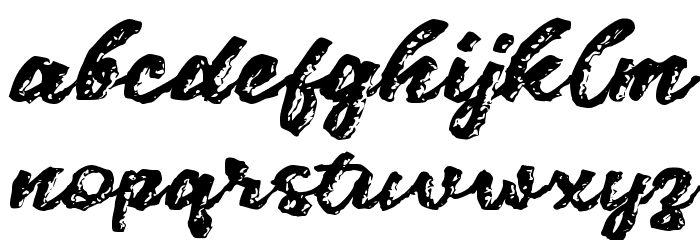 Cengkram Font LOWERCASE