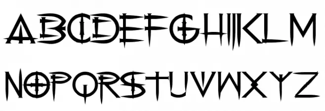 Cenobyte Fonte MAIÚSCULAS