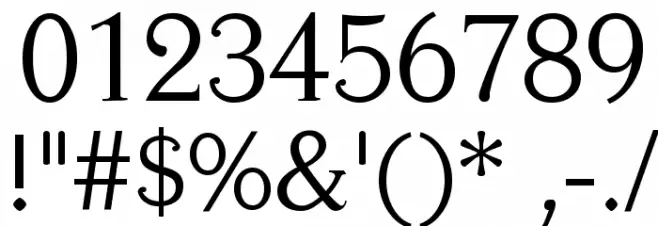 Centabel Book Font Alte caractere