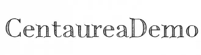 CentaureaDemo  Free Fonts Download