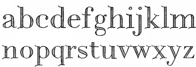 CentaureaDemo Schriftart Kleinbuchstaben