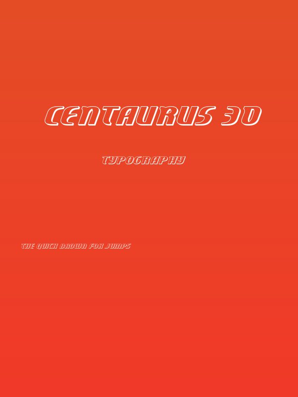 Centaurus 3D Poster