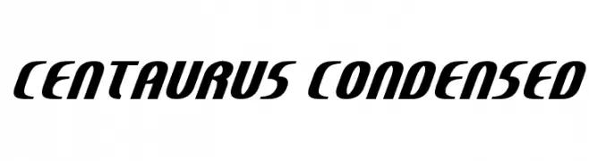 Centaurus Condensed  Free Fonts Download
